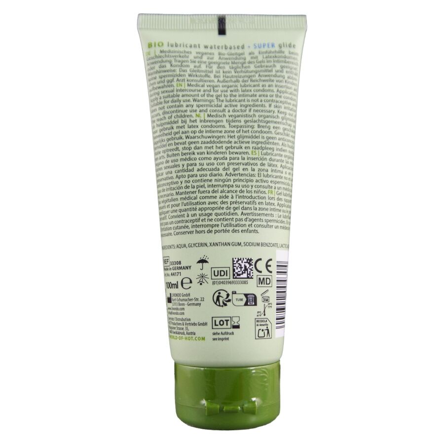 HOT - LUBRIFICANTE BIO A BASE D'ACQUA 100 ML