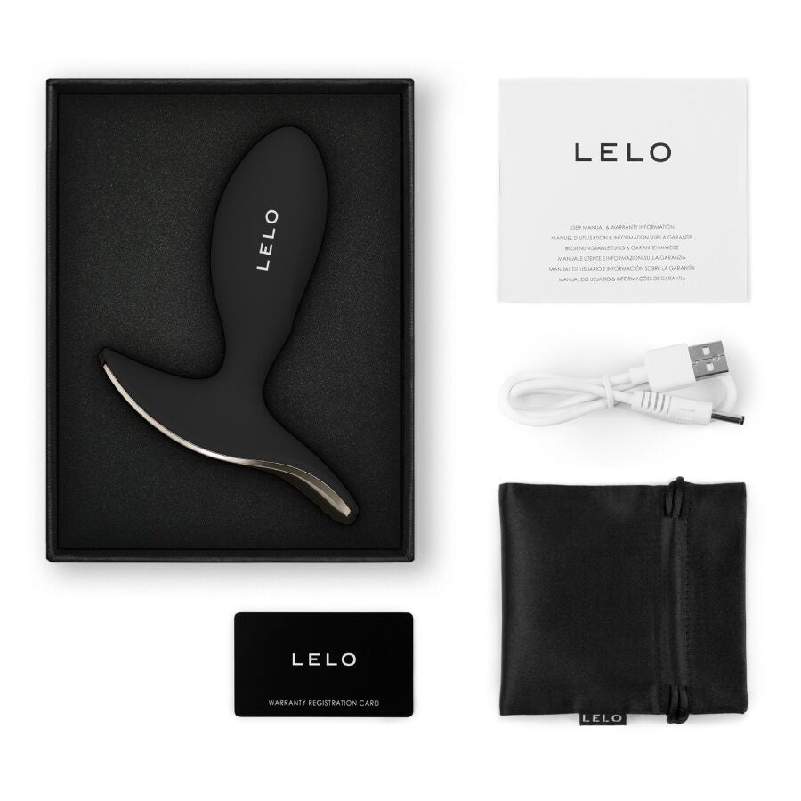 LELO - SURFER 2 UNISEX PLUG ANALE VIBRANTE NERO