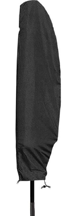 Copertura protettiva di colore nero per ombrellone c/braccio laterale in 210D Oxford PU Misure: 30/45X220H cm Resistente all'acqua, alla polvere e ai raggi UV