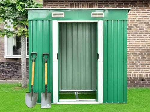 Garden Friend Casetta medium store in metallo color verde