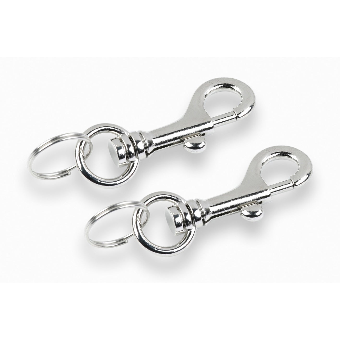 Moschettoni con anello 2 pz.