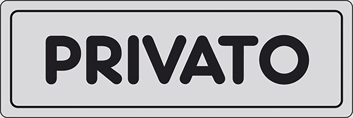 START Adesivo attivit? commerciali Privato private zone 15CMx5CM