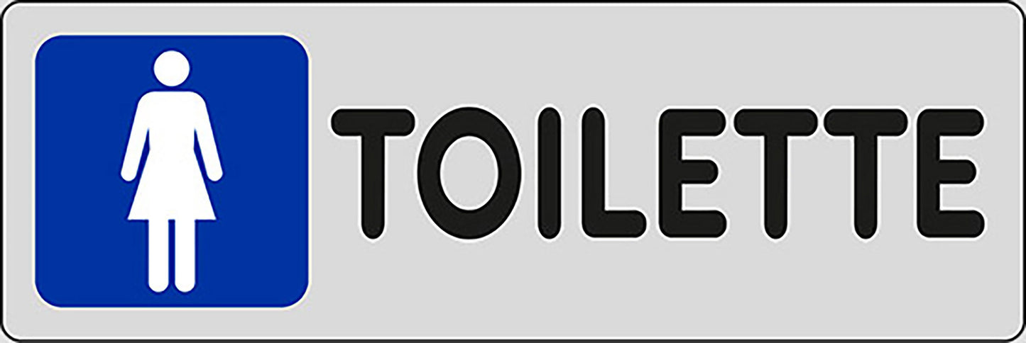 START Adesivo Toilette donne negozi uffici luoghi pubblici 15CMx5CM
