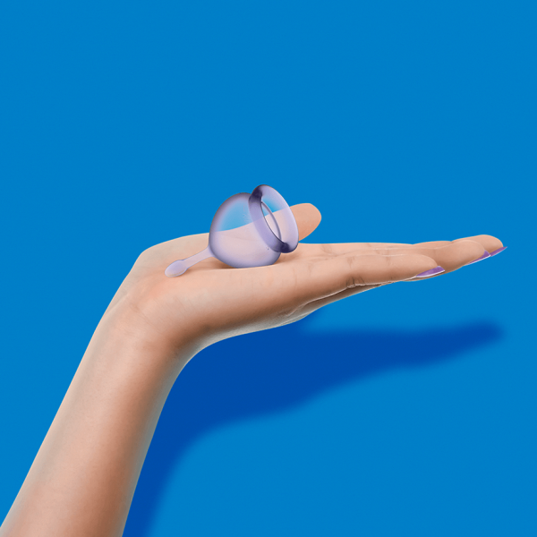 SATISFYER - COPPA MESTRUALE FEEL GOOD VIOLA 15 + 20 ML