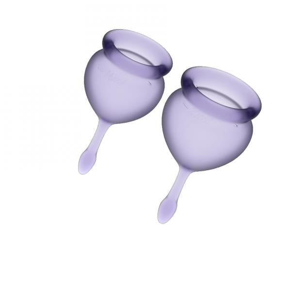 SATISFYER - COPPA MESTRUALE FEEL GOOD VIOLA 15 + 20 ML