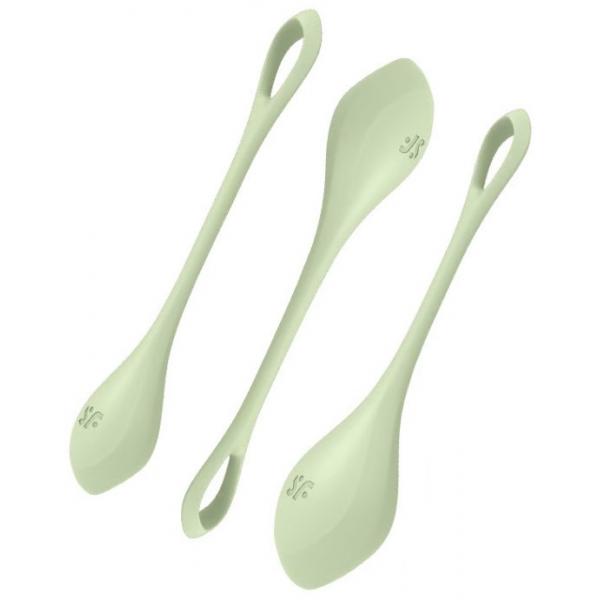 SATISFYER - SET DA ALLENAMENTO YONI POWER 2 VERDE