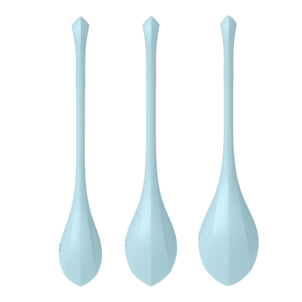 SATISFYER - SET DA ALLENAMENTO YONI POWER 2 BLU