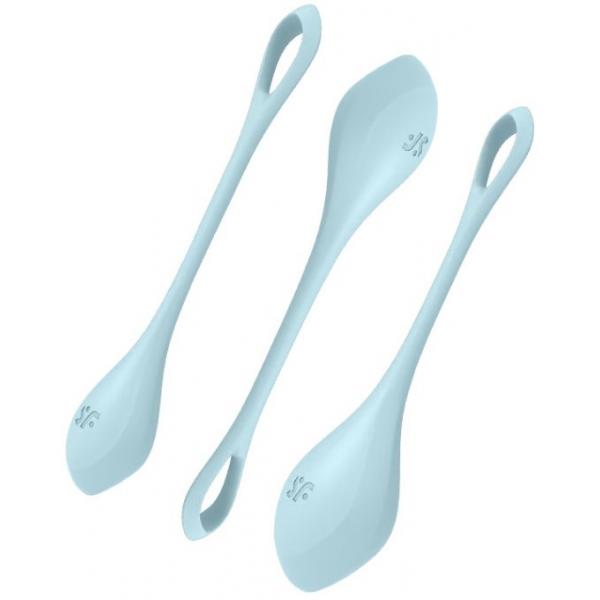 SATISFYER - SET DA ALLENAMENTO YONI POWER 2 BLU