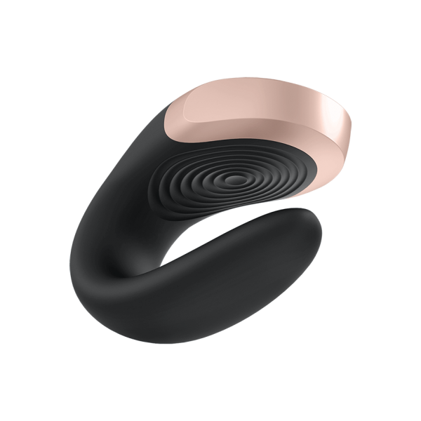 SATISFYER - VIBRATORE DOUBLE LOVE PARTNER DI LUSSO NERO
