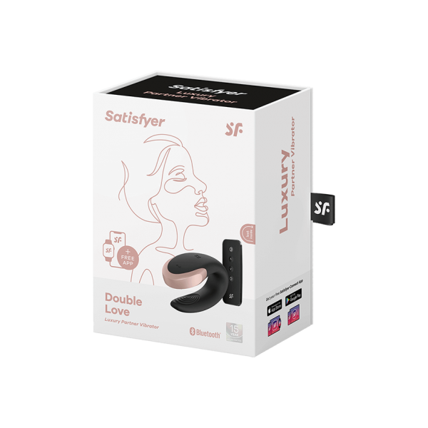 SATISFYER - VIBRATORE DOUBLE LOVE PARTNER DI LUSSO NERO