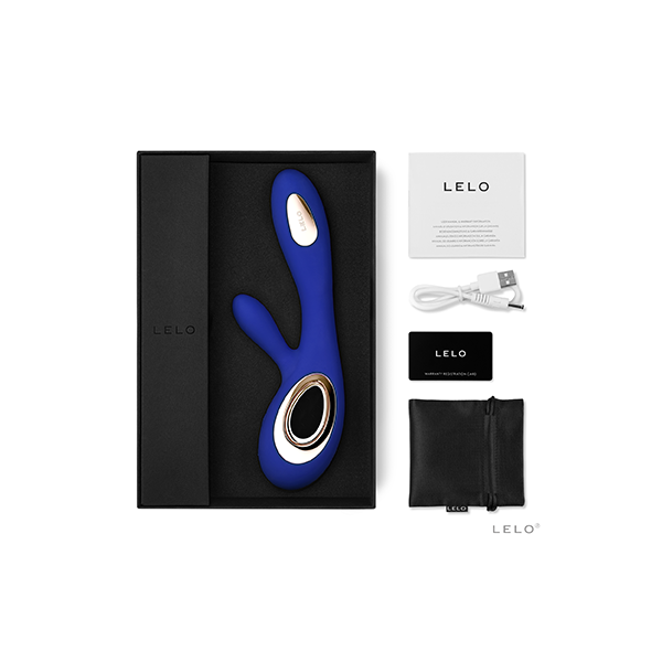 LELO - VIBRATORE SORAYA WAVE CONIGLIO BLU NOTTE