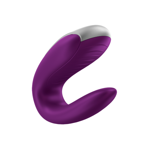 SATISFYER - VIBRATORE DOPPIO PARTNER DIVERTENTE VIOLA
