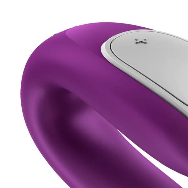 SATISFYER - VIBRATORE DOPPIO PARTNER DIVERTENTE VIOLA