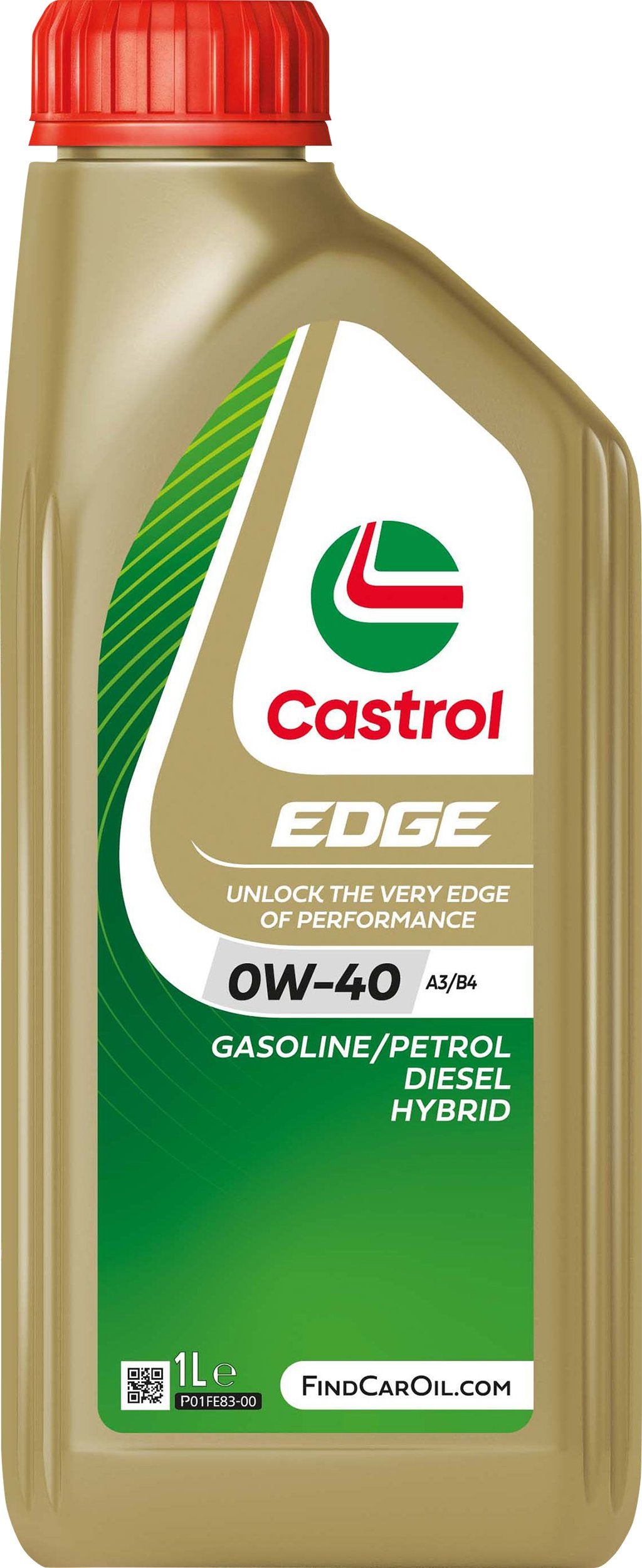 Castrol Edge 0W-40 ACEA A3/B4 RN17 1L Sintetico Olio Motore Lubrificante Auto