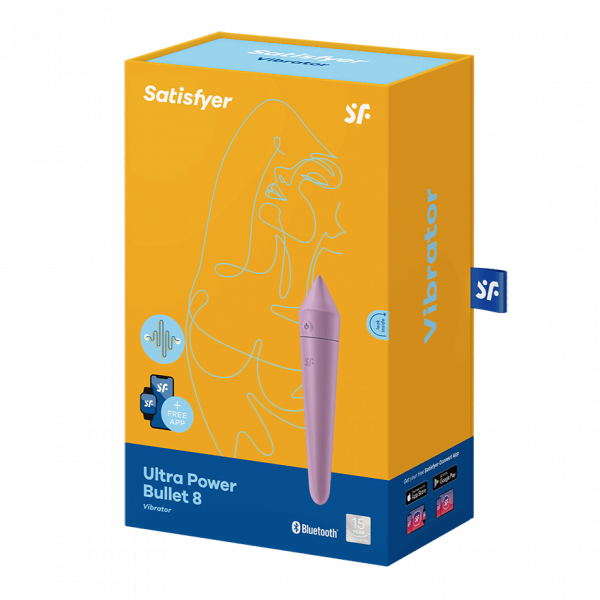 SATISFYER - ULTRA POWER BULLET 8 LILLA