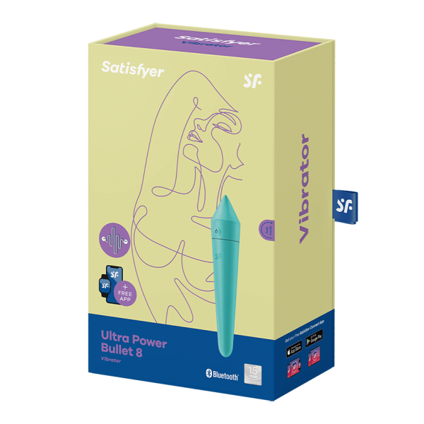 SATISFYER - ULTRA POWER BULLET 8 TURCHESE