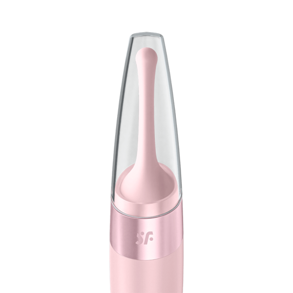 SATISFYER - VIBRATORE TWIRLING DELIGHT CLIT TIP ROSA