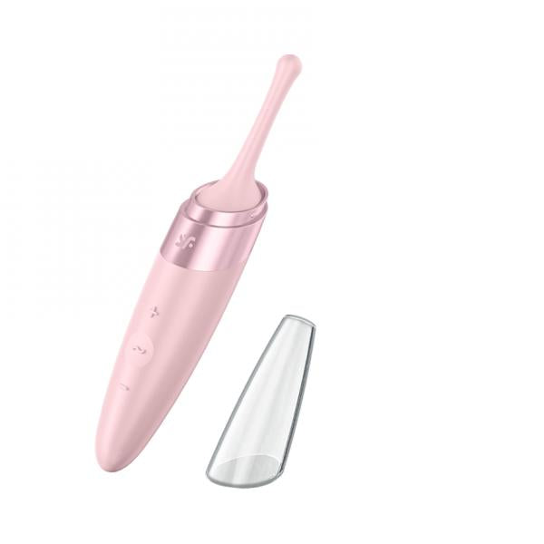 SATISFYER - VIBRATORE TWIRLING DELIGHT CLIT TIP ROSA