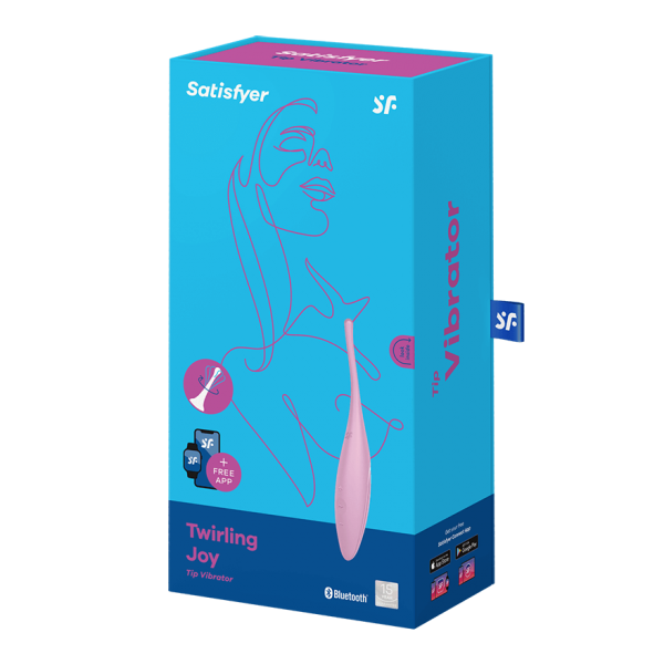 SATISFYER - VIBRATORE TWIRLING JOY CLIT TIP ROSA