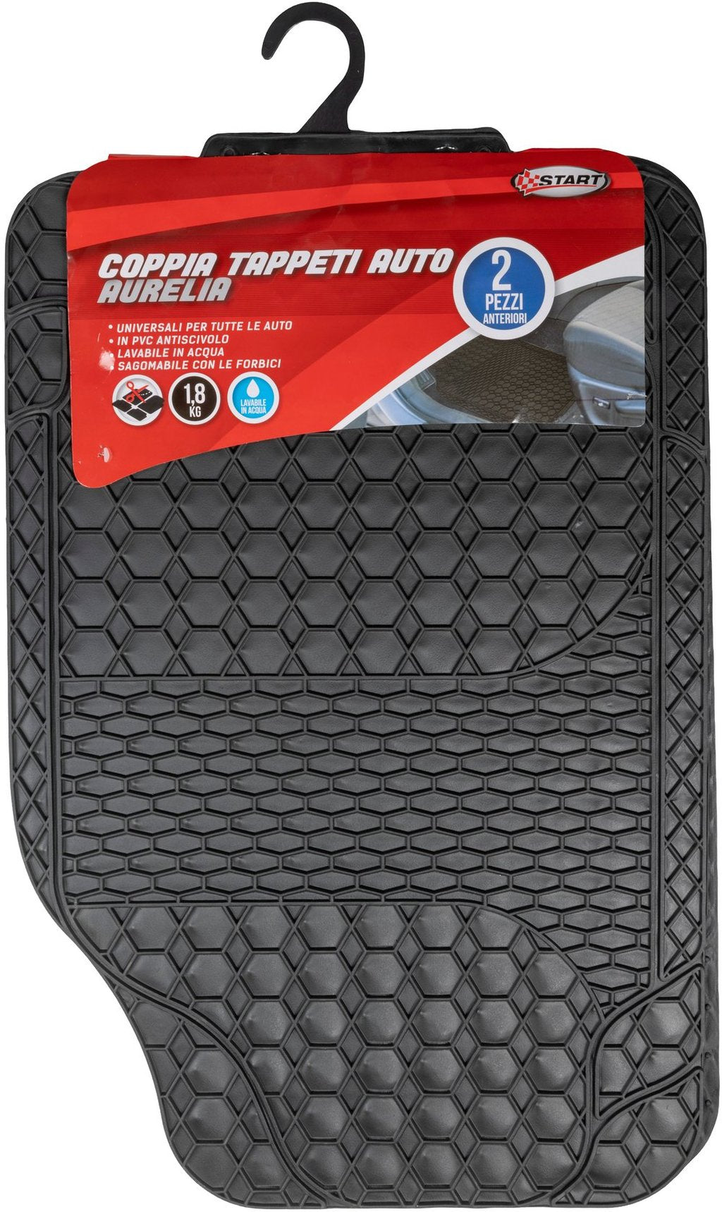 START Coppia tappeti auto anteriori Aurelia 2pz. Accessorio Originale