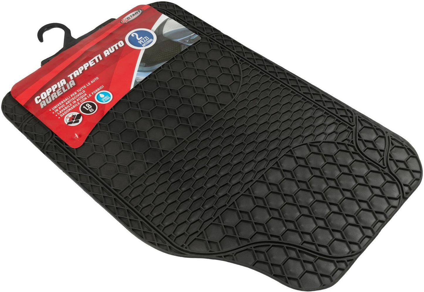 START Coppia tappeti auto anteriori Aurelia 2pz. Accessorio Originale