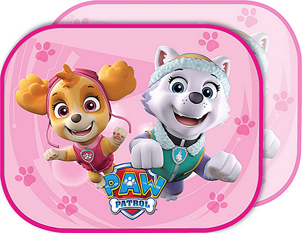 Tendine auto Paw Patrol rosa  Parasole laterale bimba 2 pezzi