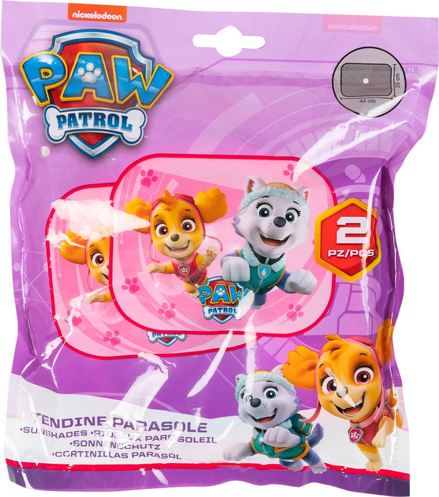 Tendine auto Paw Patrol rosa  Parasole laterale bimba 2 pezzi