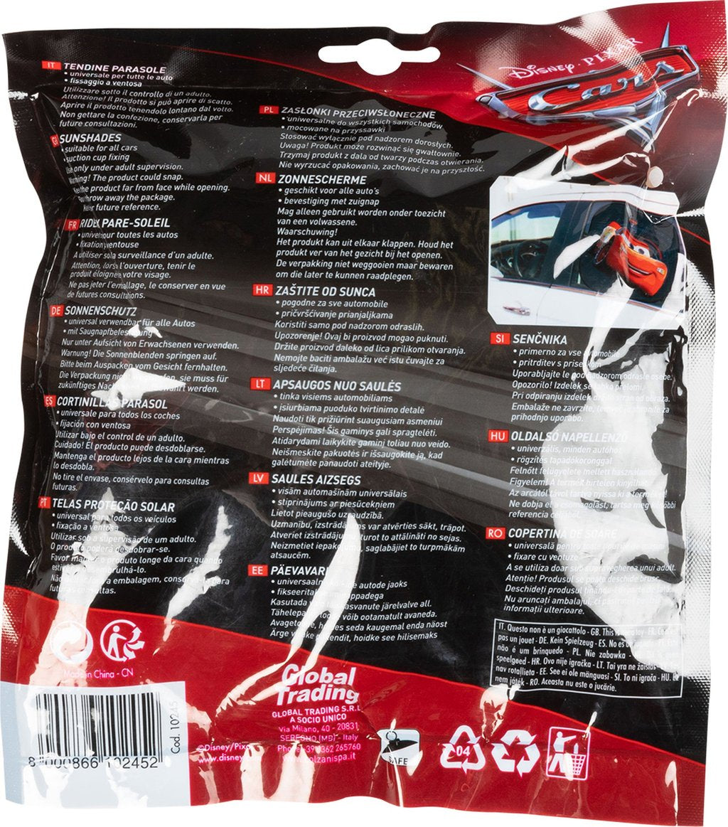 TATAWAY Disney Coppia tendine parasole laterali auto Cars Saetta McQueen