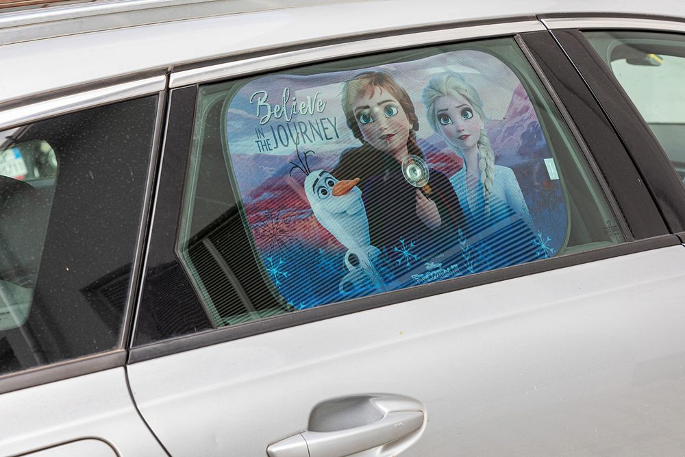 Tendina parasole laterale Frozen 60x40 cm  Protezione solare Disney