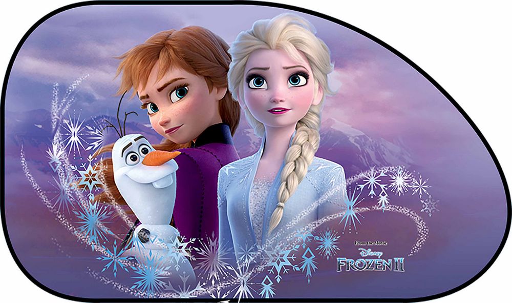 Coppia tendine laterali auto Frozen 2 38x65 cm  Protezione solare Disney