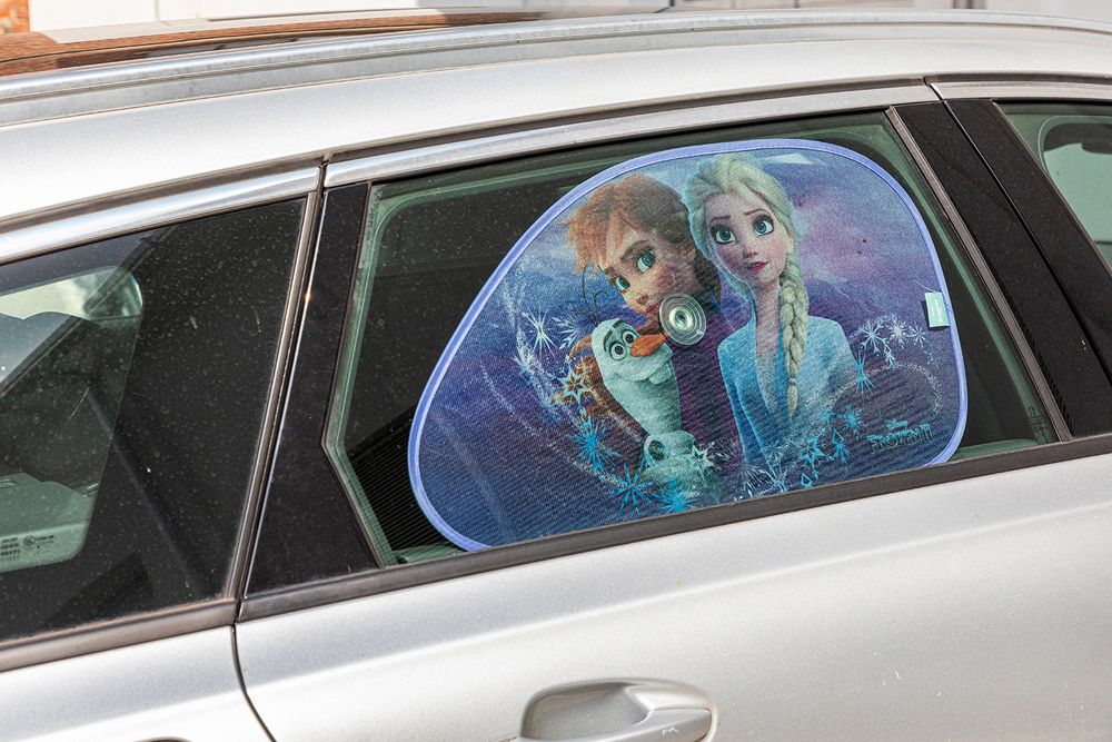 Coppia tendine laterali auto Frozen 2 38x65 cm  Protezione solare Disney