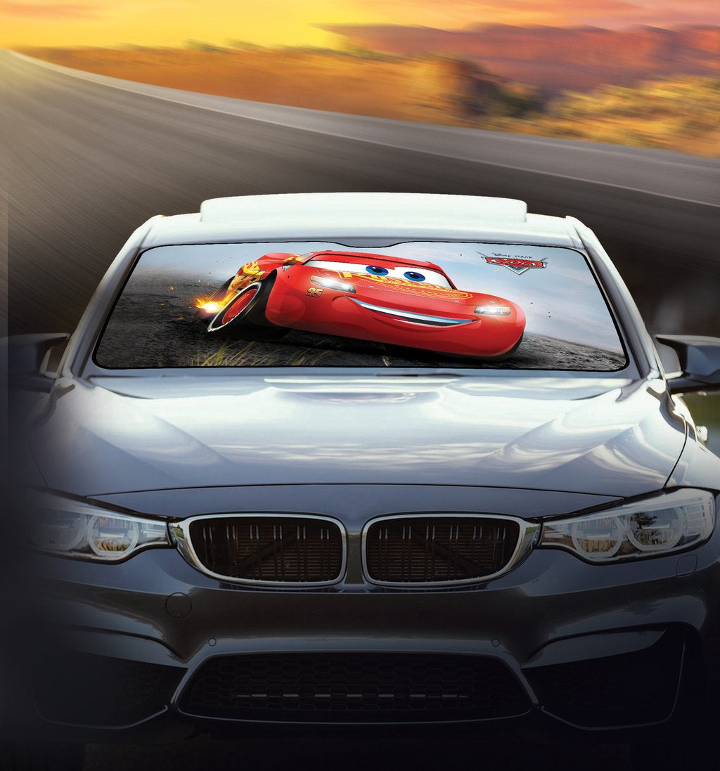 TATAWAY Parasole anteriore auto Disney Cars Saetta McQueen 130x70 cm ?