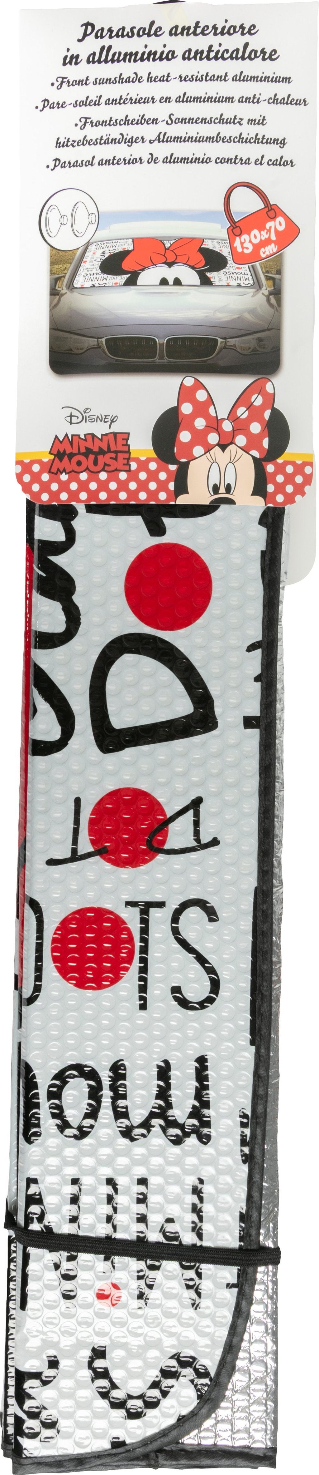 TATAWAY Parasole anteriore auto Minnie Disney 130x70 cm ? Protezione parabrezza