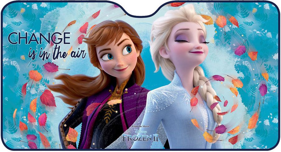 Parasole auto Frozen II Elsa e Anna 130x70 cm  Disney bambine