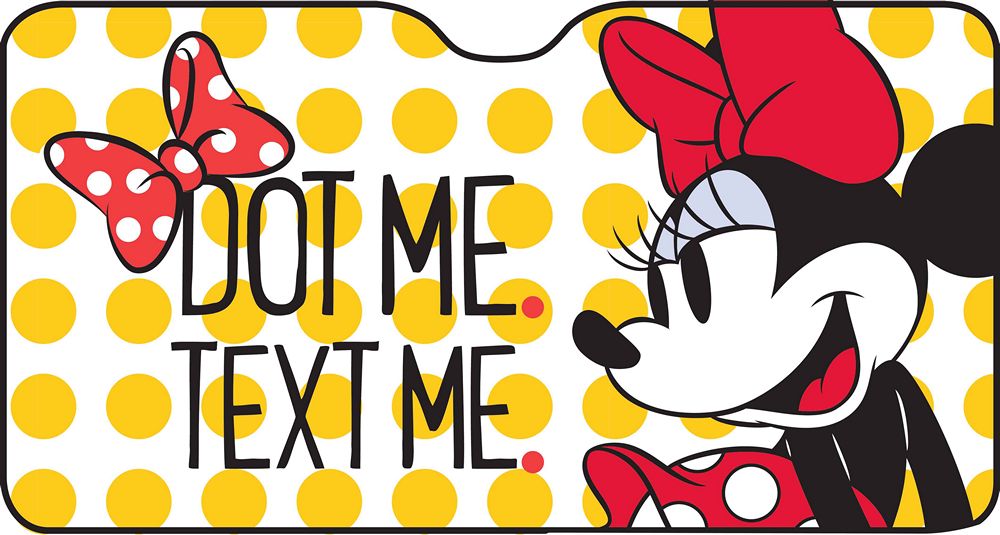 Parasole anteriore SUV 150x80 cm Minnie  Protezione solare Disney bambine