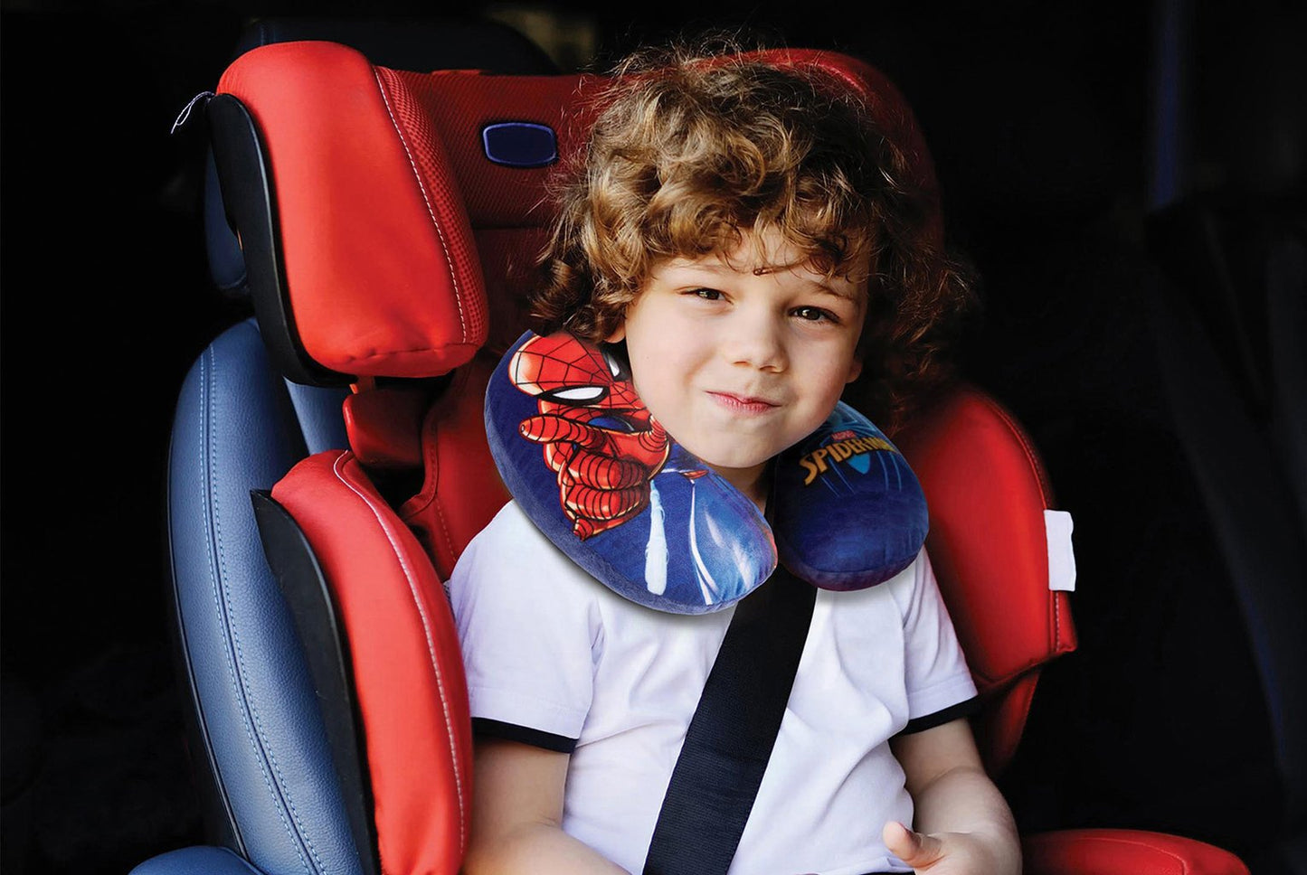 TATAWAY Cuscino per collo da Viaggio Cervicale in tessuto Spiderman Uomo ragno