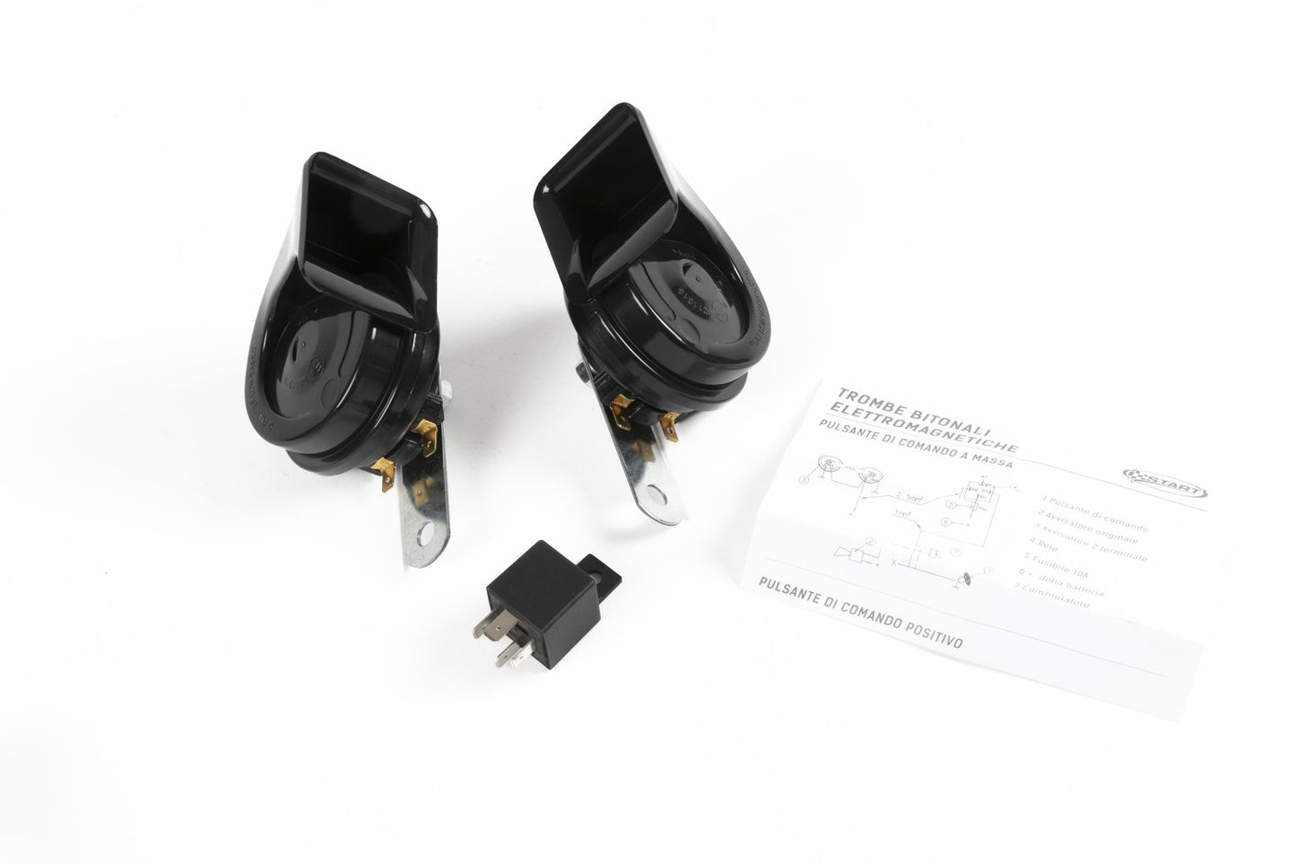 START Trombette bitonali elettromagnetiche auto omologate Accessorio Originale
