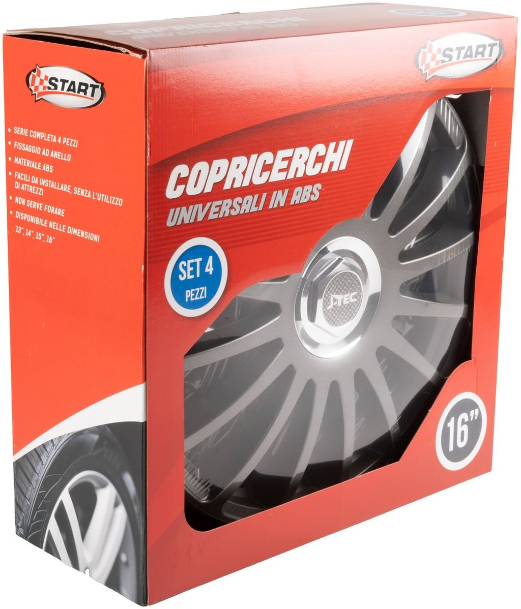 START Borchie Set Calotte auto in scatola Grand Prix 16" Accessorio Originale