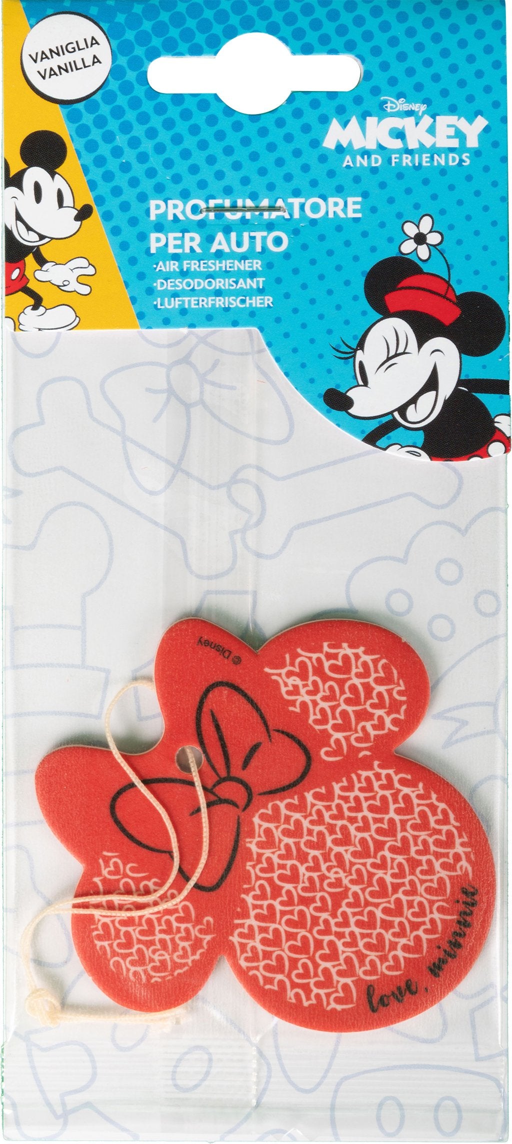 TATAWAY Disney Profumo deodorante auto profumazione vaniglia Minnie Mouse