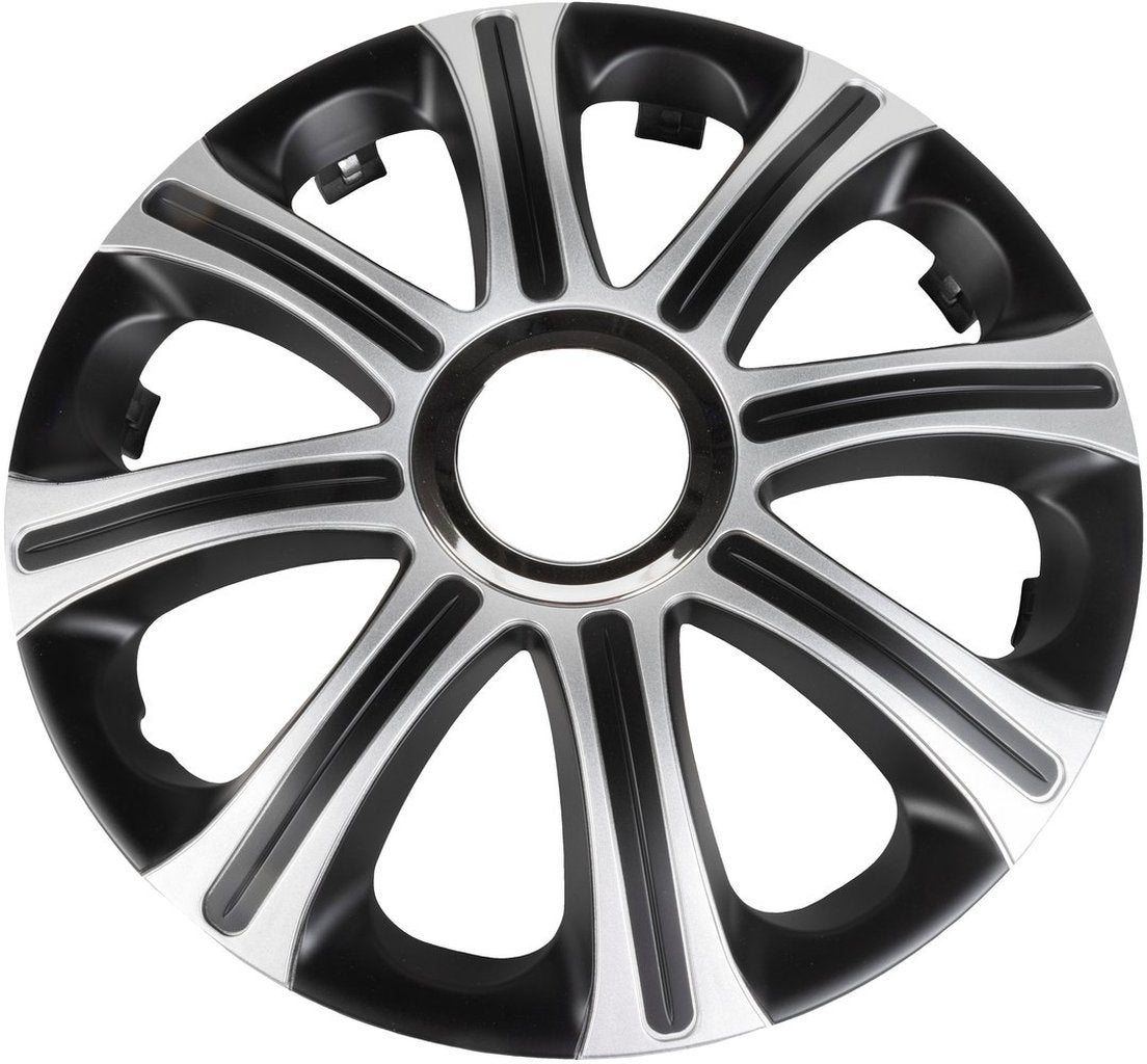START Borchie Modena Nero-Grigio 14" set calotte auto in scatola
