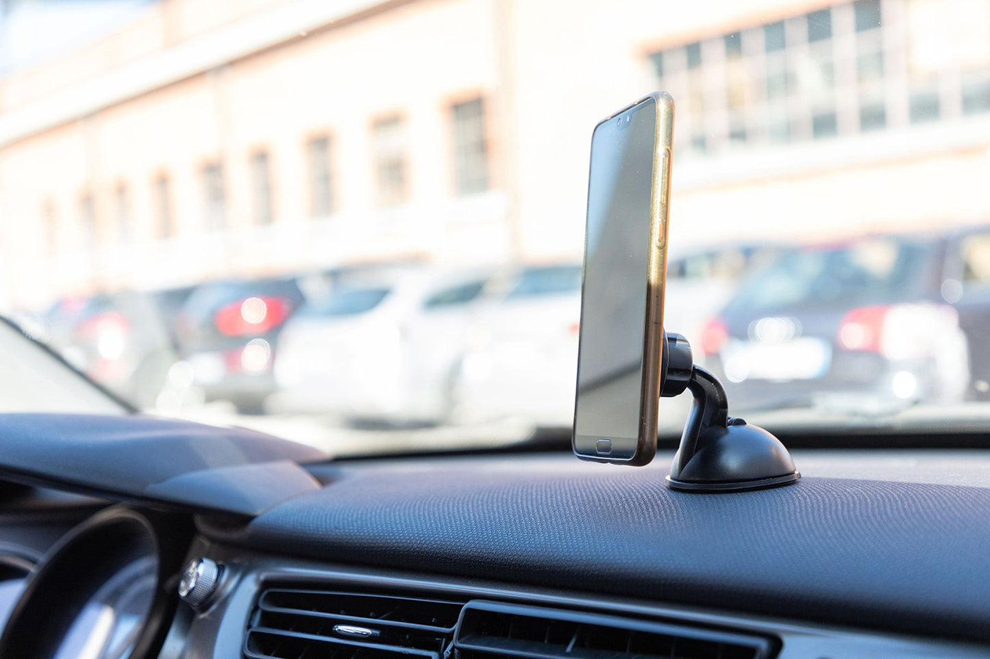 START Porta telefono per auto Planet, universale e magnetico con calamite