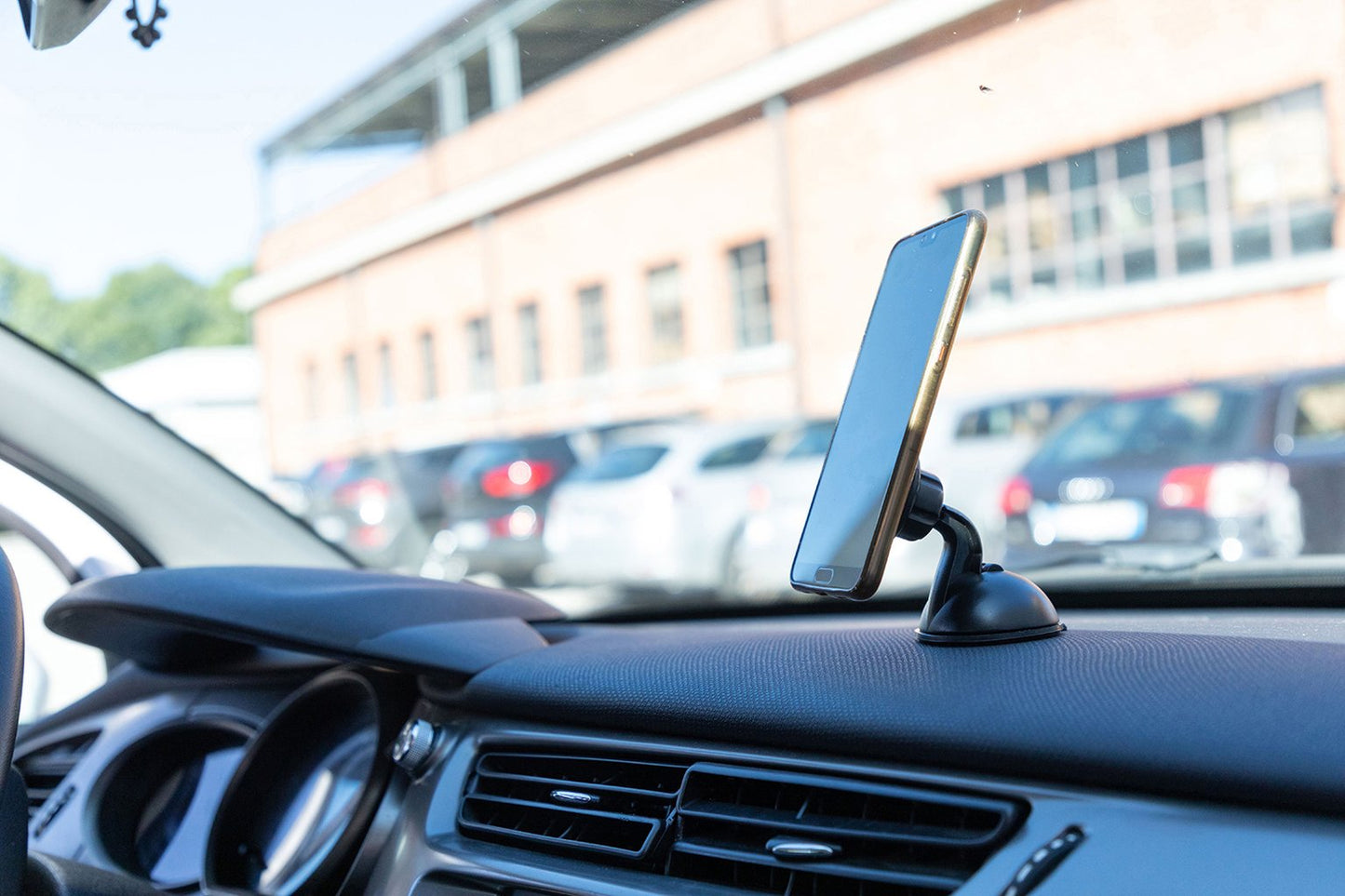 START Porta telefono per auto Planet, universale e magnetico con calamite