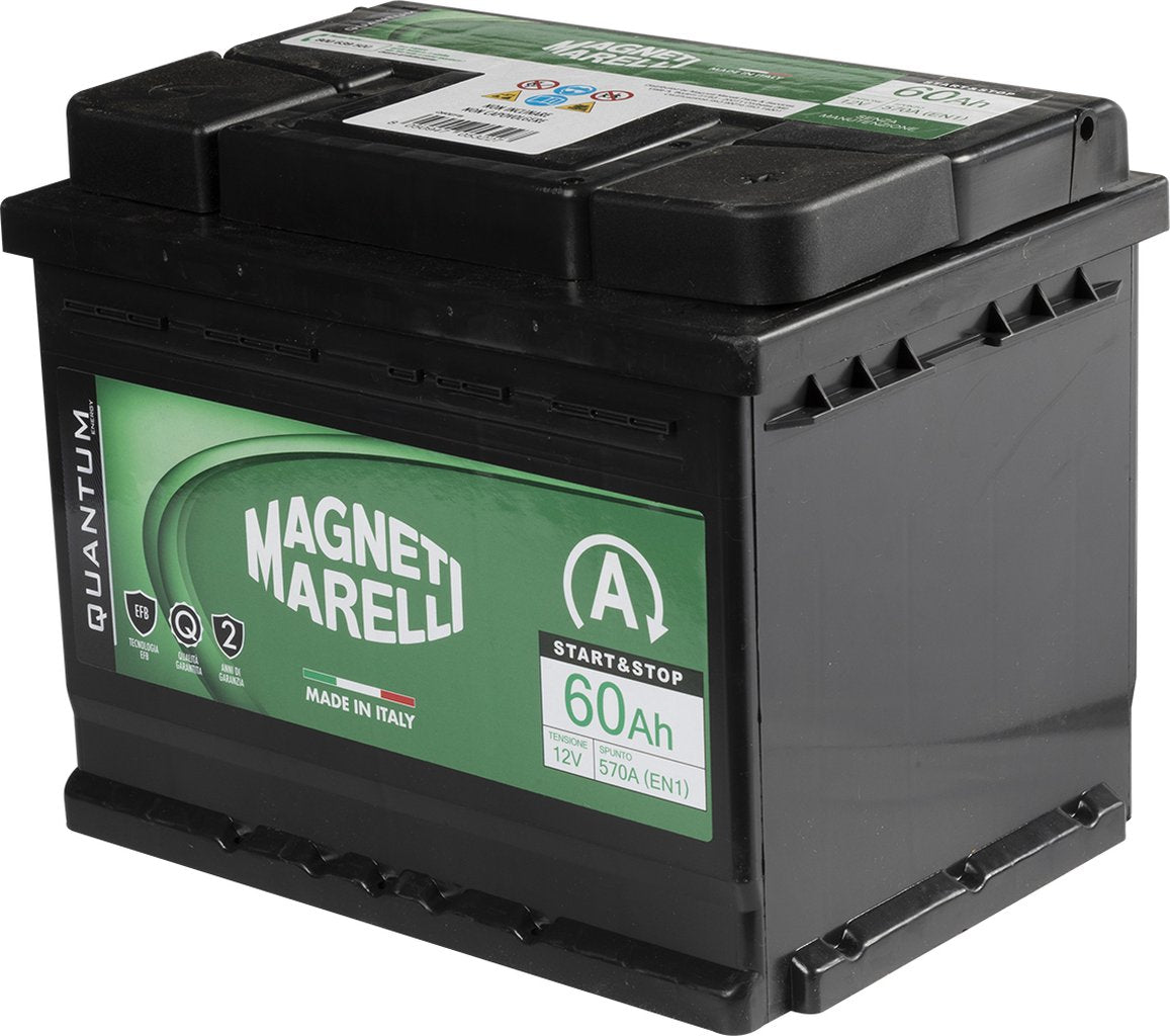 QUANTUM ENERGY Magneti Marelli Batteria auto 60AH 12V 520A Start e Stop