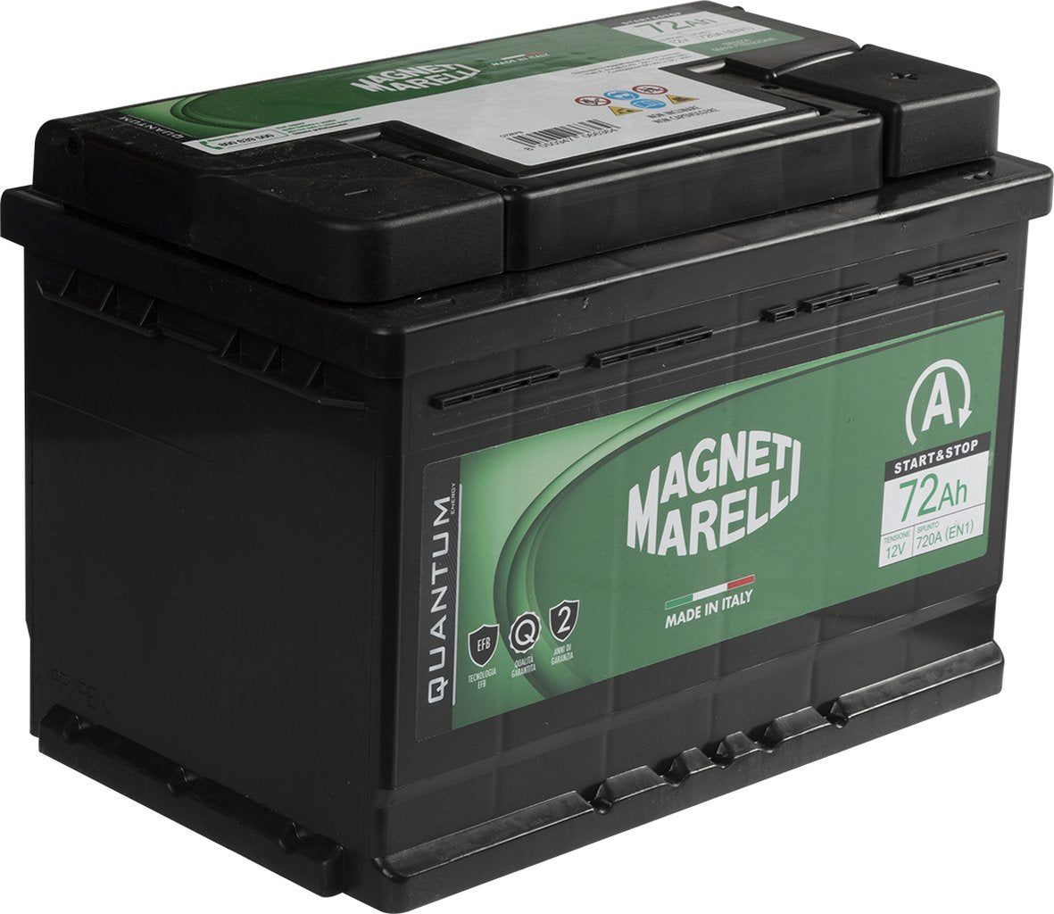 QUANTUM ENERGY Magneti Marelli Batteria auto L3 70AH 12V 680A Start e Stop