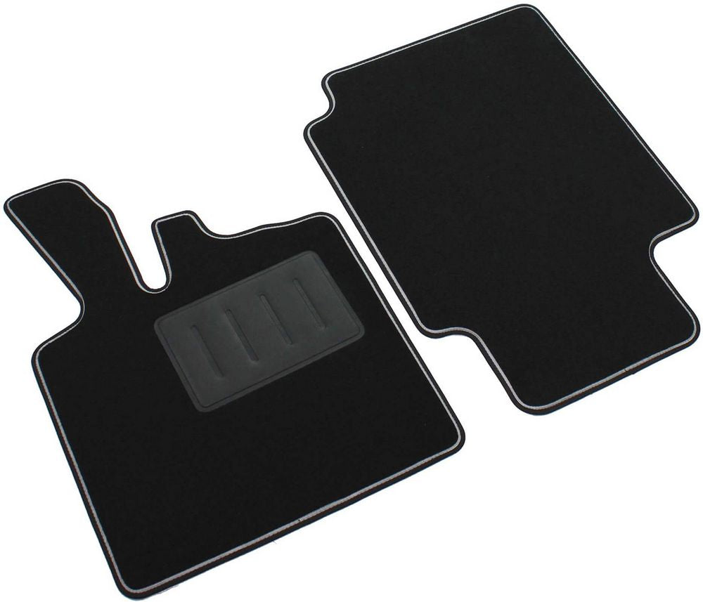 Set 4 Tappetini auto Smart ForTwo W450 dal 1998-2007, Coupè e Cabriolet Moquette Neri antiscivolo Sprint04200