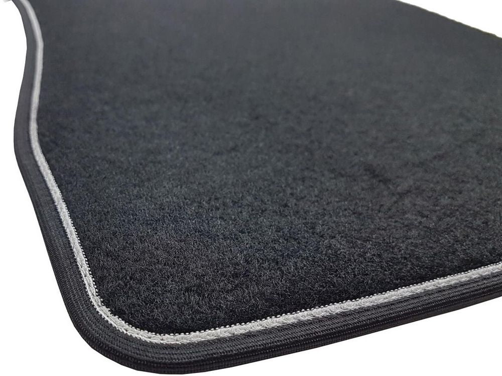 Set 4 Tappetini auto Smart ForTwo W450 dal 1998-2007, Coupè e Cabriolet Moquette Neri antiscivolo Sprint04200