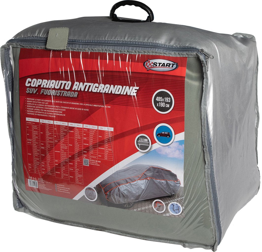 START Copriauto Antigrandine per Suv e Fuoristrada 485x193x190cm Telo Originale