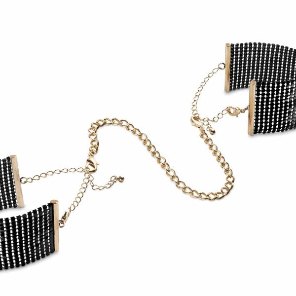 BIJOUX - DSIR MTALLIQUE MANETTE IN RETE DI METALLO NERO