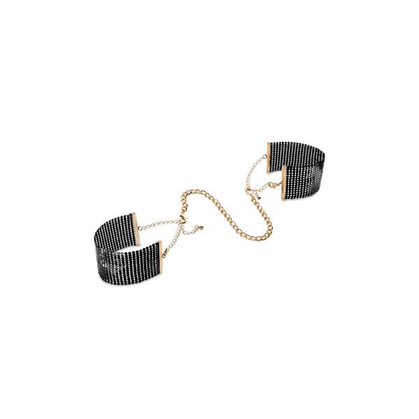 BIJOUX - DSIR MTALLIQUE MANETTE IN RETE DI METALLO NERO