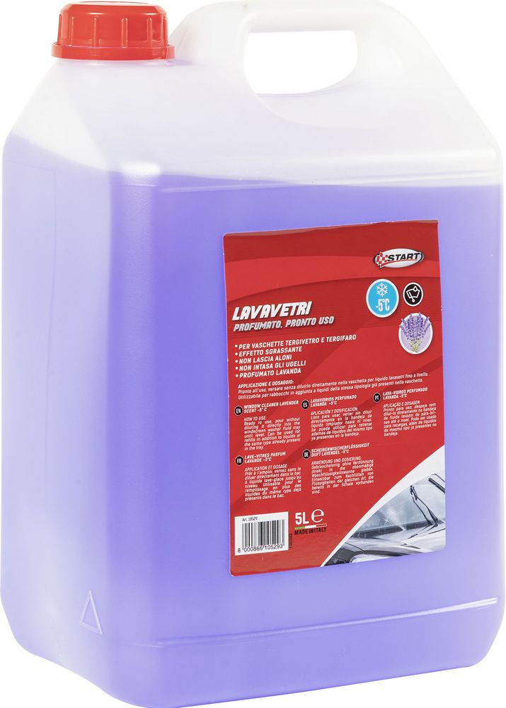 Liquido tergivetro profumato alla lavanda -5C 5L